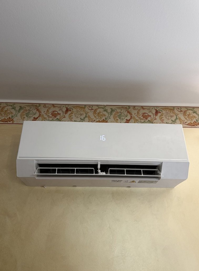 Climatizzatore a parete installato